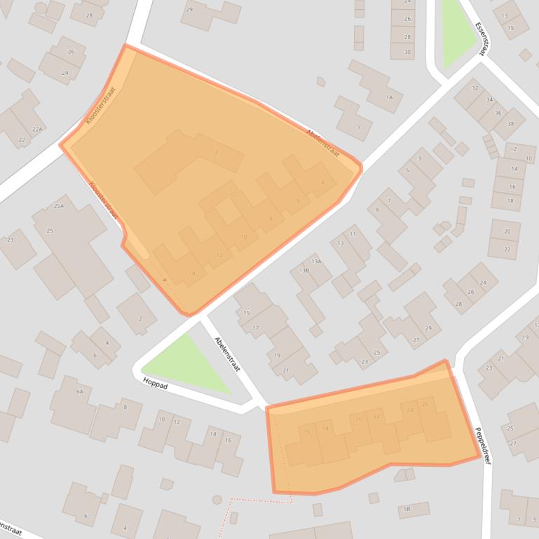 Kaart van postcodegebied 5386GH.