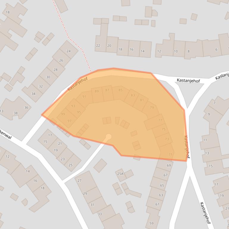Kaart van postcodegebied 5386GJ.