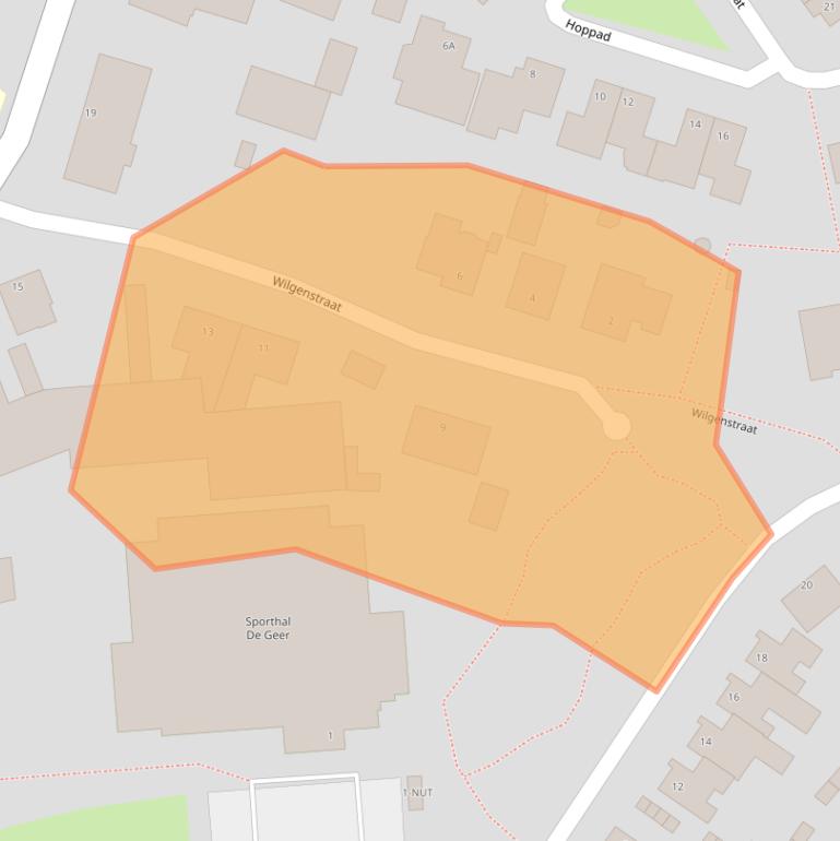 Kaart van postcodegebied 5386GL.