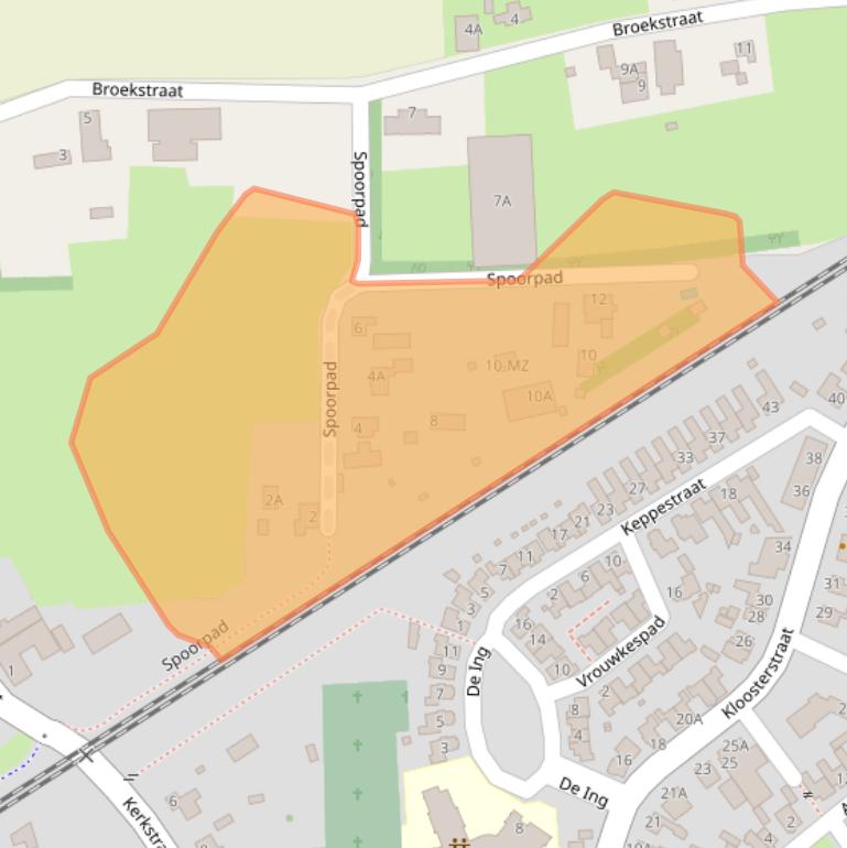 Kaart van postcodegebied 5386KE.