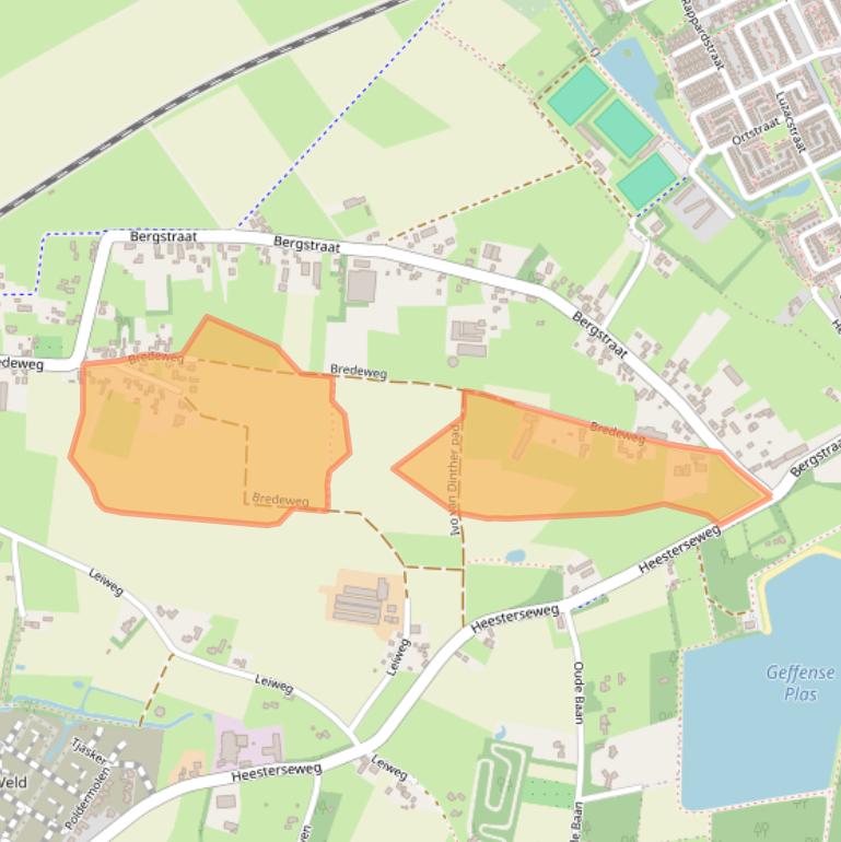 Kaart van postcodegebied 5386KN.
