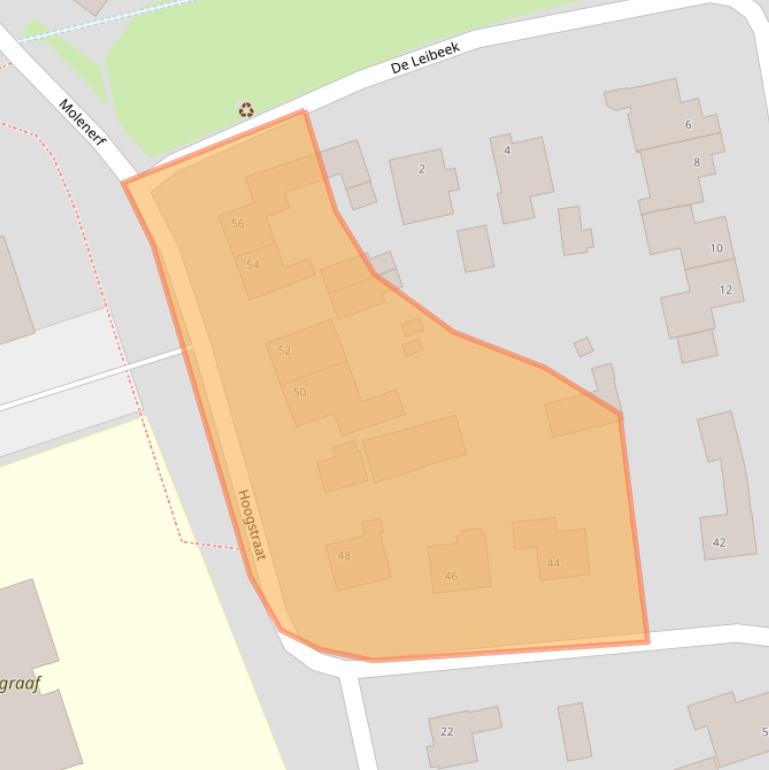 Kaart van postcodegebied 5388ED.