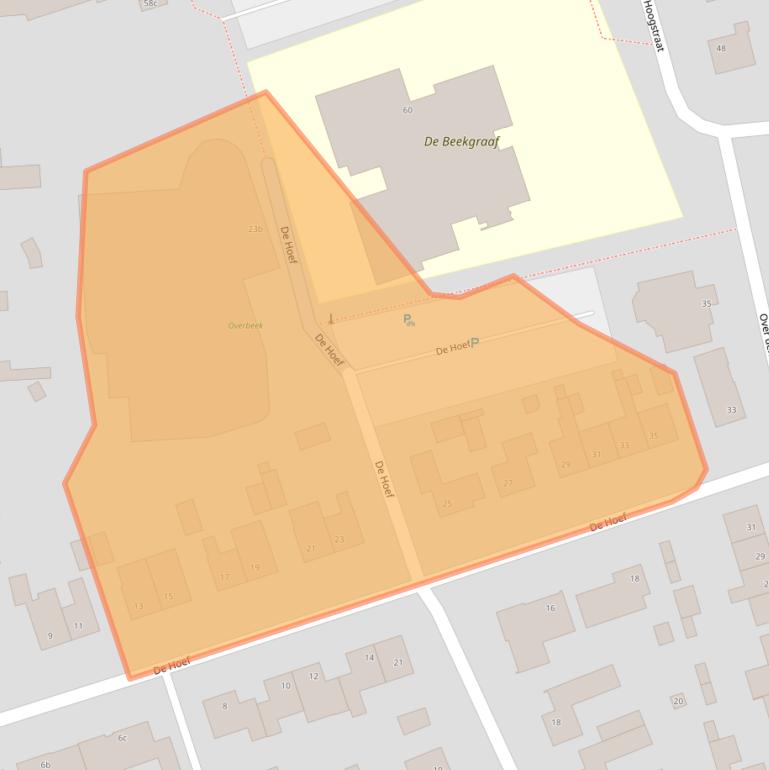 Kaart van postcodegebied 5388EL.