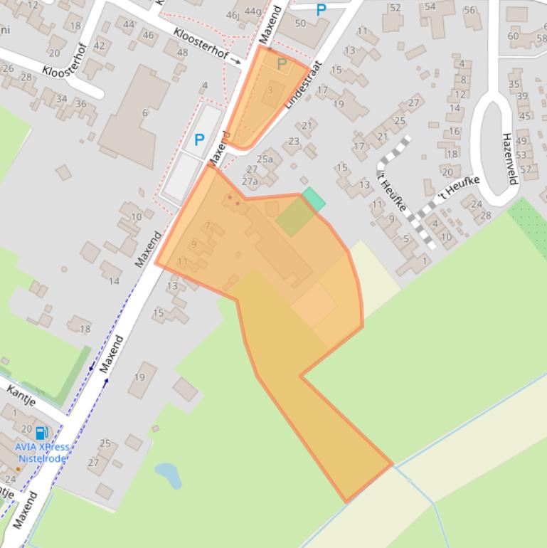 Kaart van postcodegebied 5388GH.