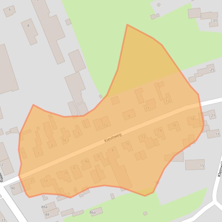 Kaart van postcodegebied 5388HA.