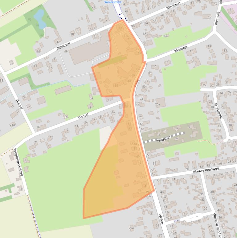 Kaart van postcodegebied 5388HM.