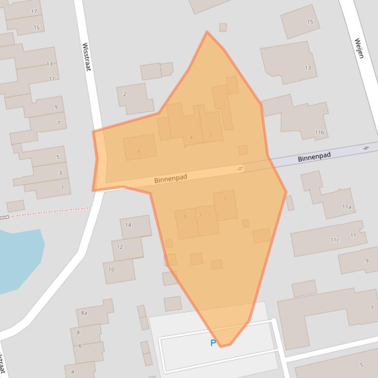 Kaart van postcodegebied 5388KC.