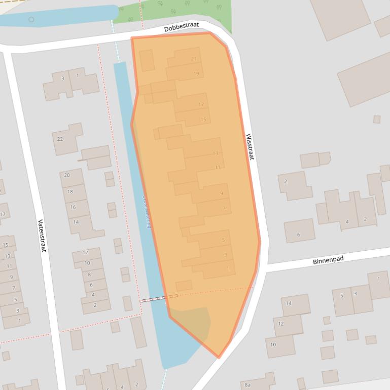 Kaart van postcodegebied 5388KG.