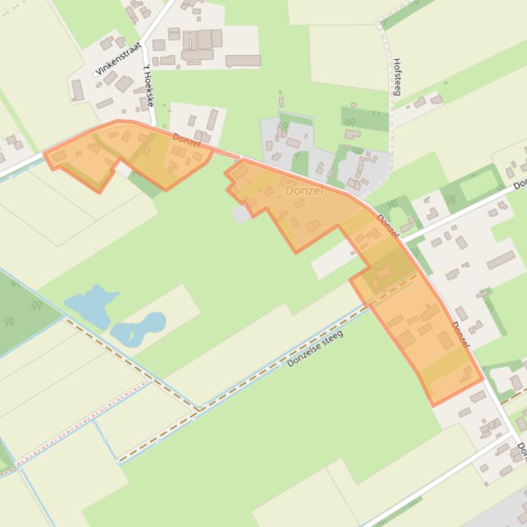 Kaart van postcodegebied 5388PB.