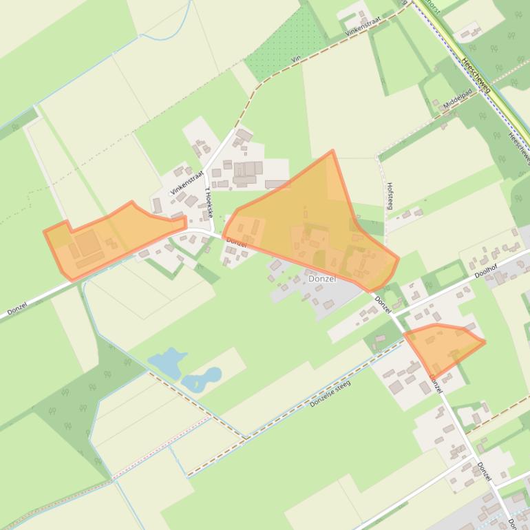 Kaart van postcodegebied 5388PD.