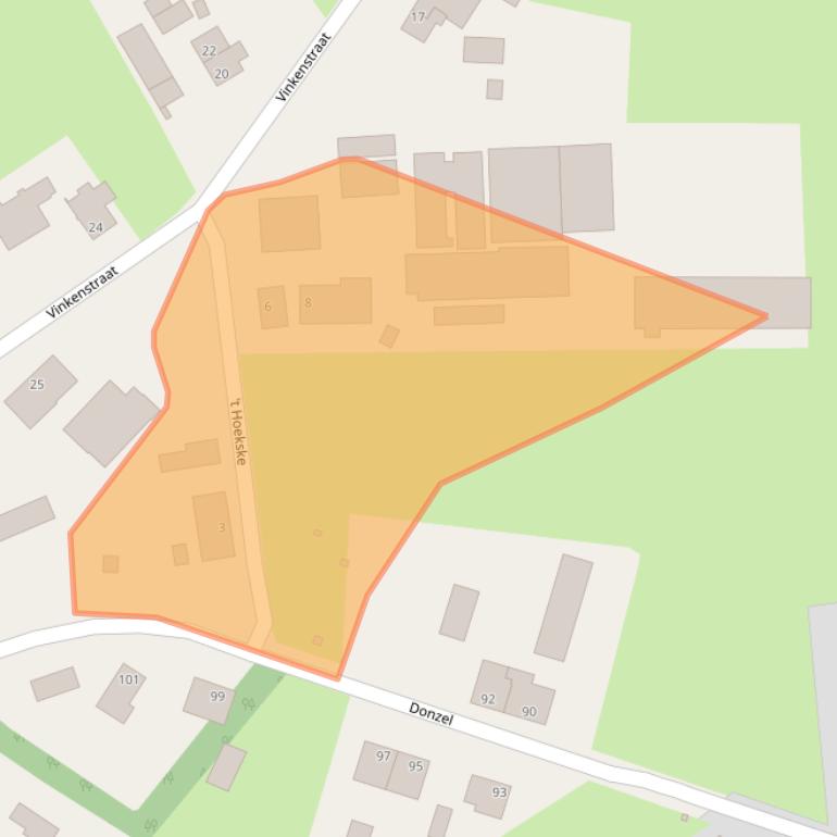 Kaart van postcodegebied 5388PE.