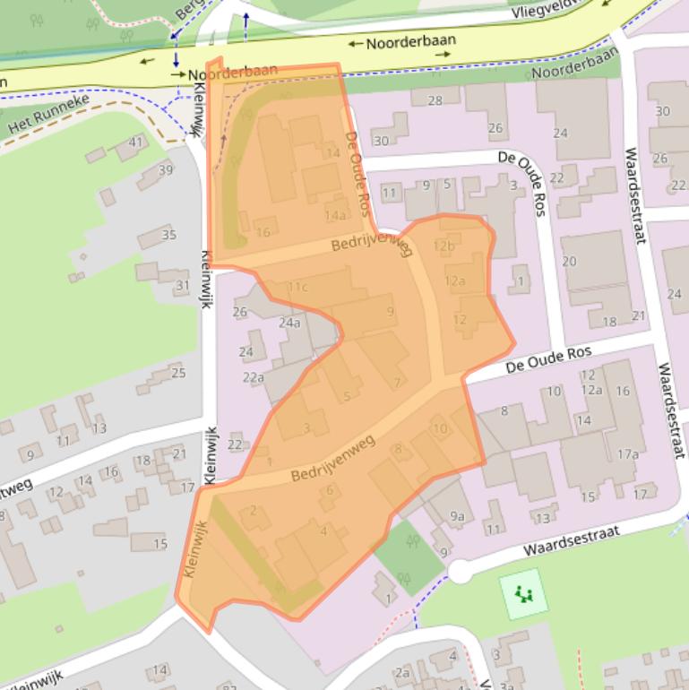 Kaart van postcodegebied 5388PN.