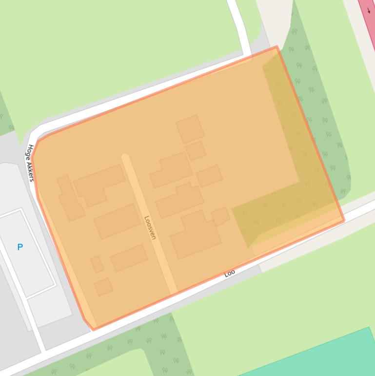 Kaart van postcodegebied 5388RN.