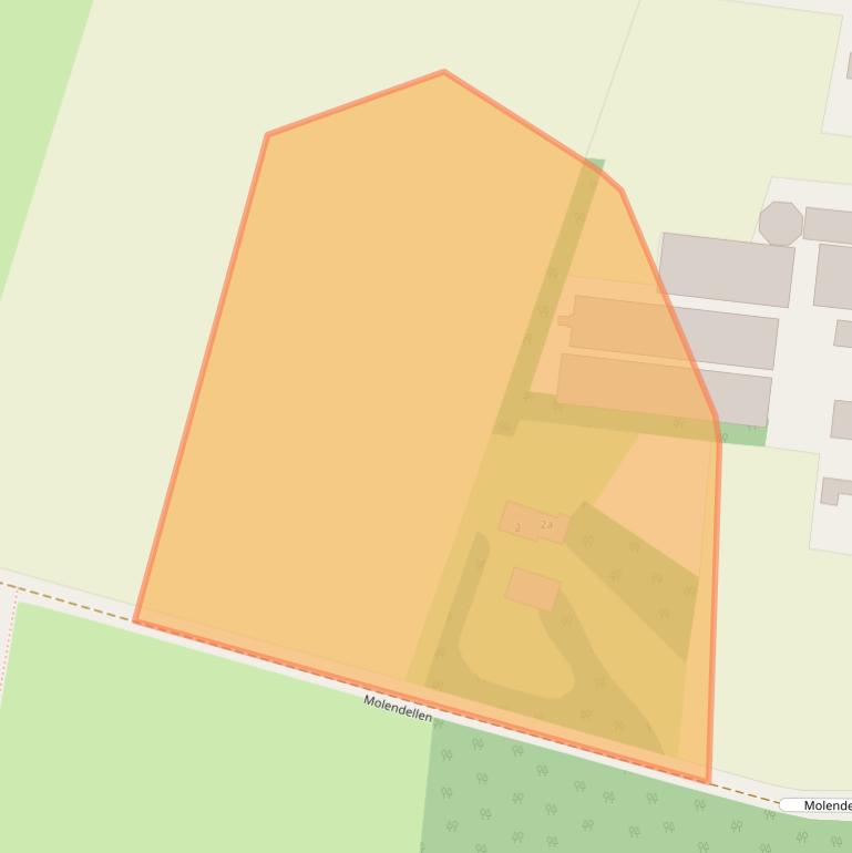 Kaart van postcodegebied 5388TZ.