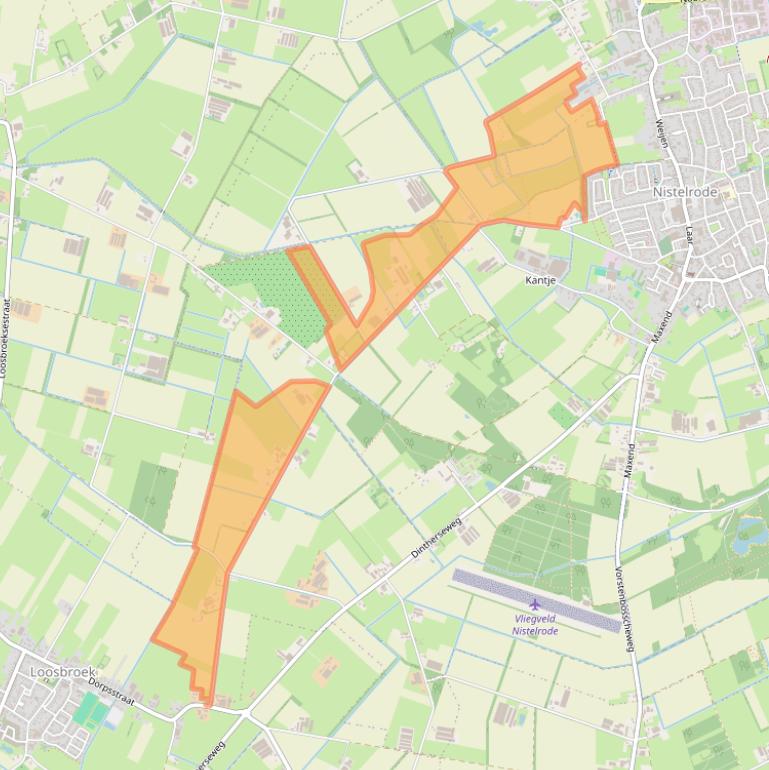 Kaart van postcodegebied 5388VP.