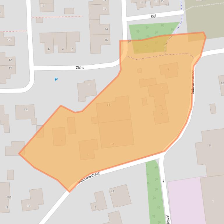 Kaart van postcodegebied 5391BN.