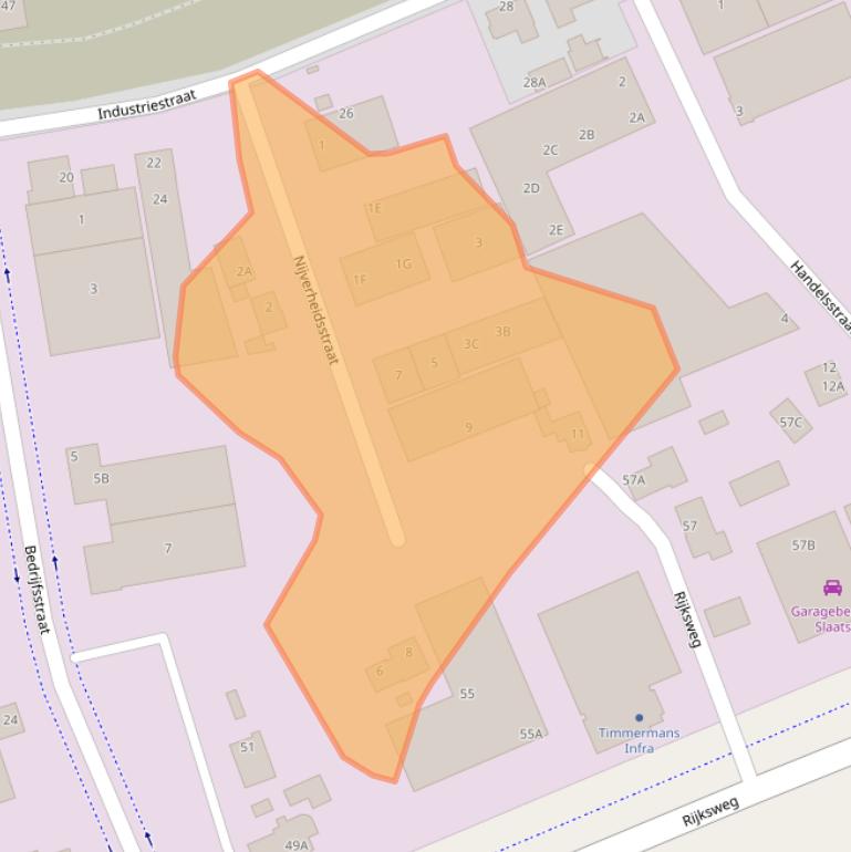 Kaart van postcodegebied 5391BW.