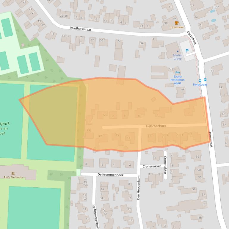 Kaart van postcodegebied 5391GA.