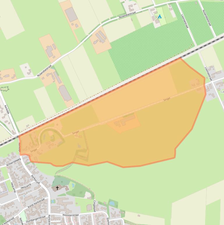 Kaart van postcodegebied 5391KD.