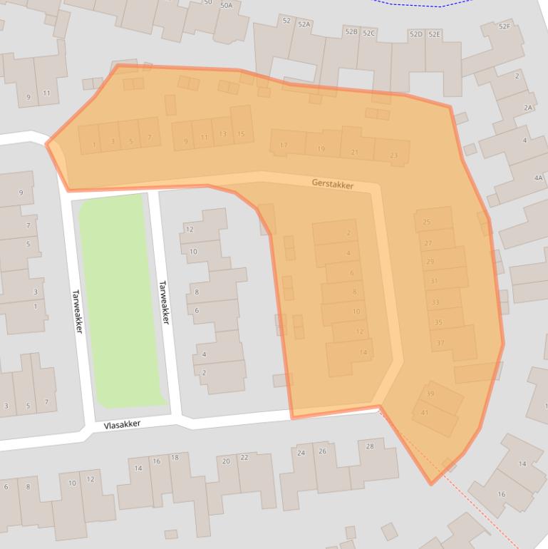 Kaart van postcodegebied 5391KW.