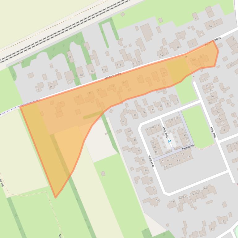 Kaart van postcodegebied 5392CG.