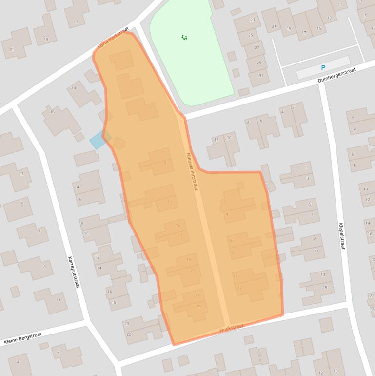 Kaart van postcodegebied 5392CS.