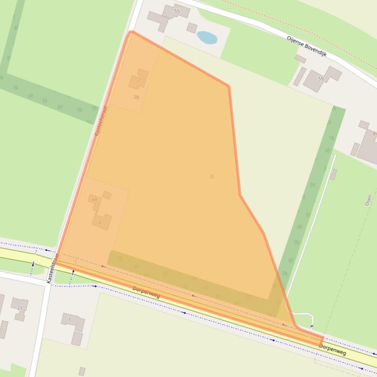 Kaart van postcodegebied 5394LL.