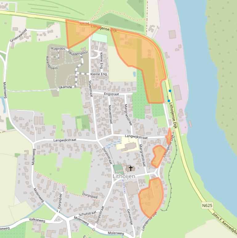 Kaart van postcodegebied 5396NC.