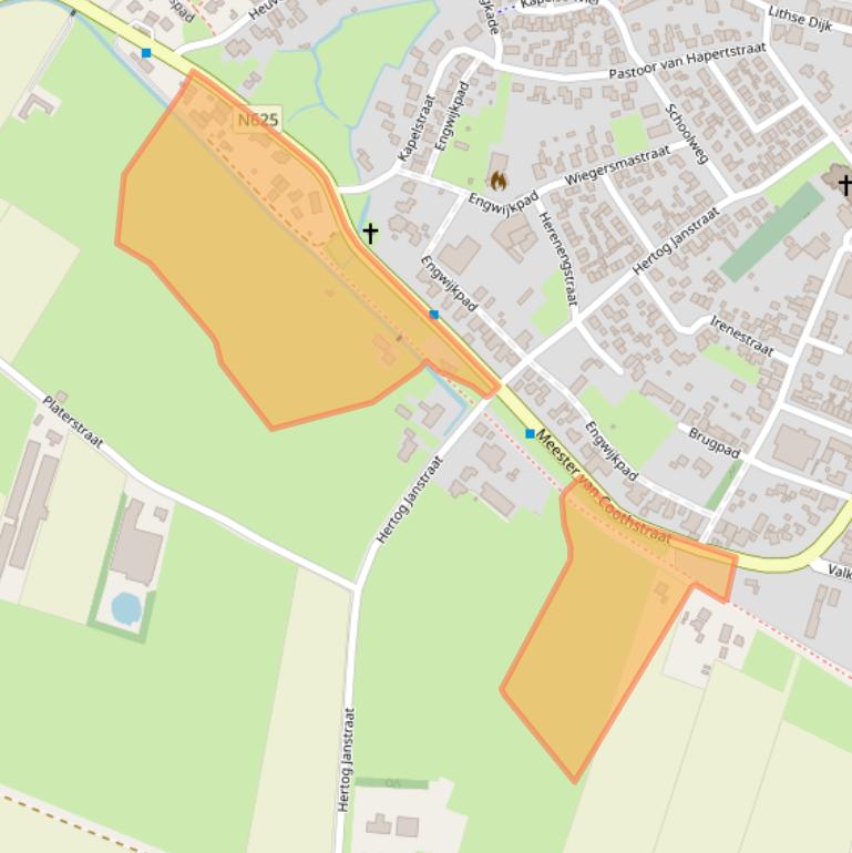 Kaart van postcodegebied 5397AS.