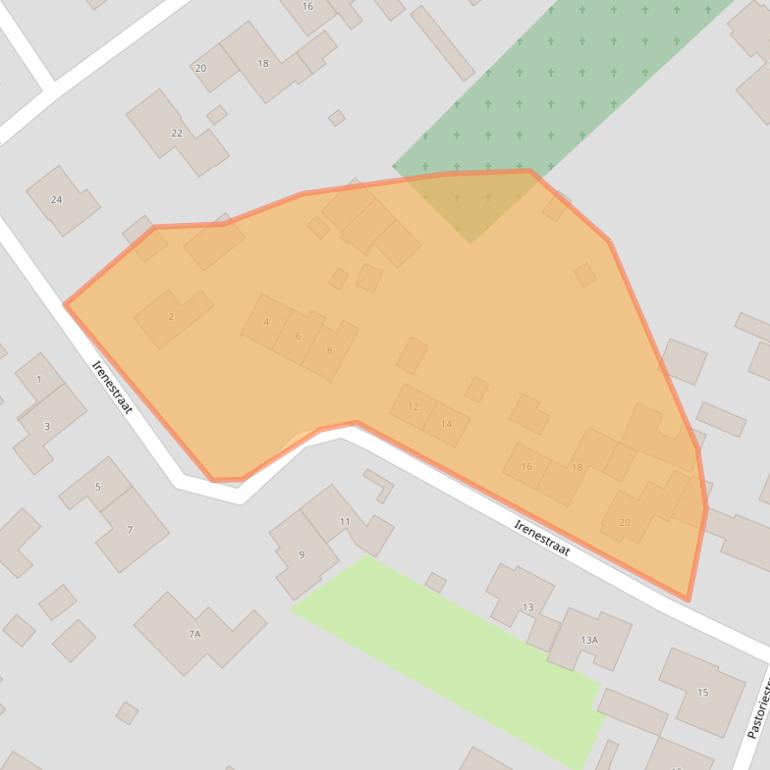 Kaart van postcodegebied 5397AX.