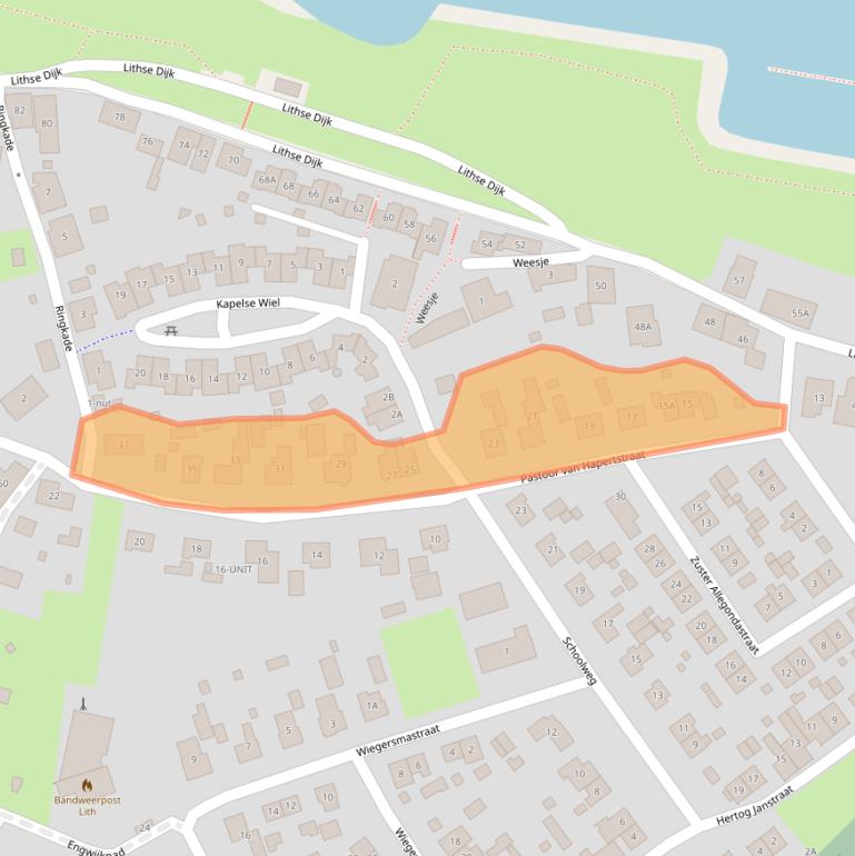 Kaart van postcodegebied 5397BK.