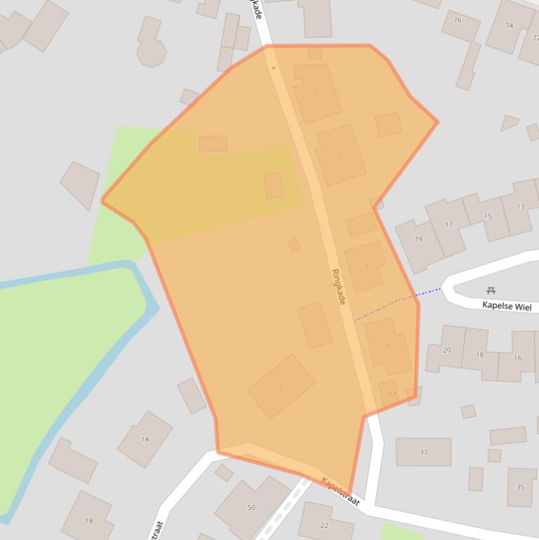 Kaart van postcodegebied 5397BS.