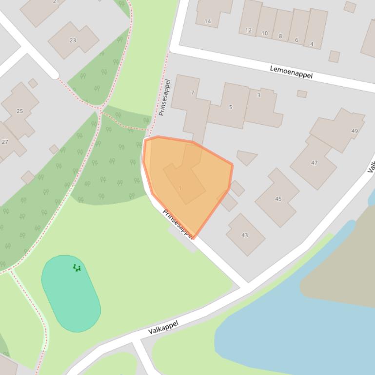 Kaart van postcodegebied 5397CE.