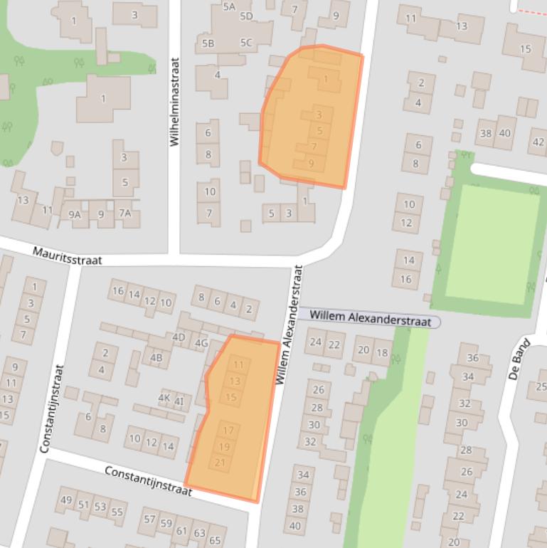 Kaart van postcodegebied 5397EM.