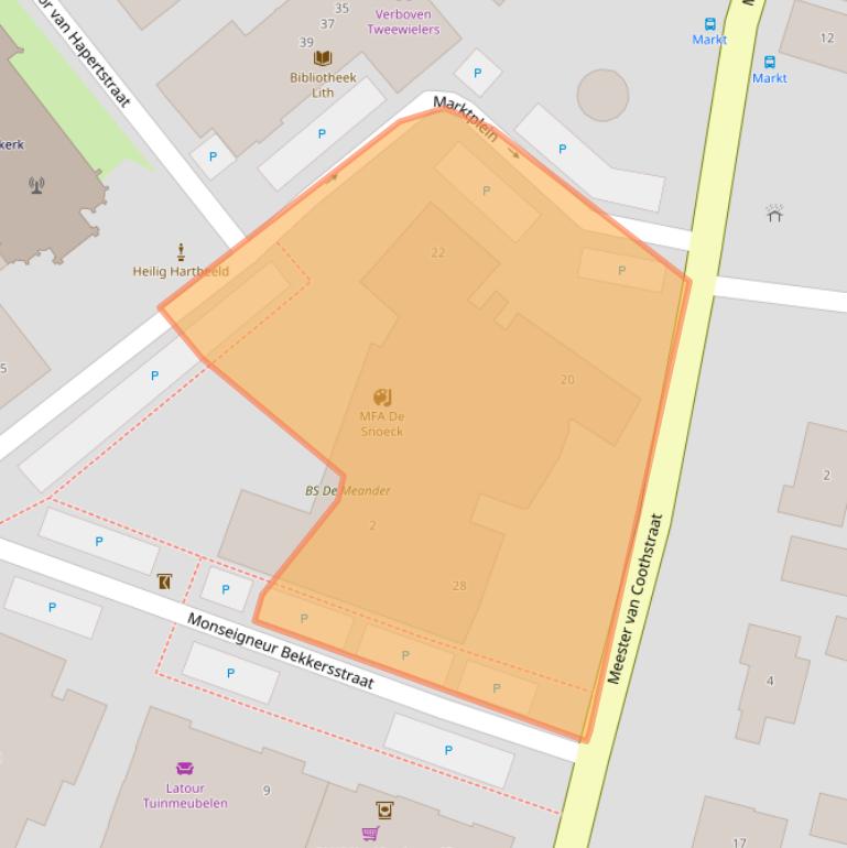 Kaart van postcodegebied 5397EW.