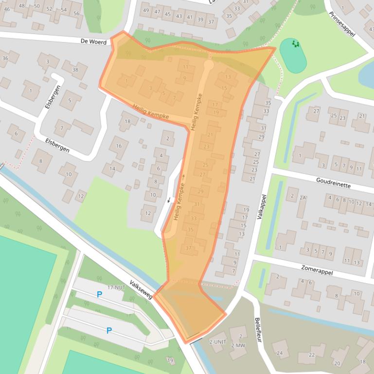 Kaart van postcodegebied 5397HA.