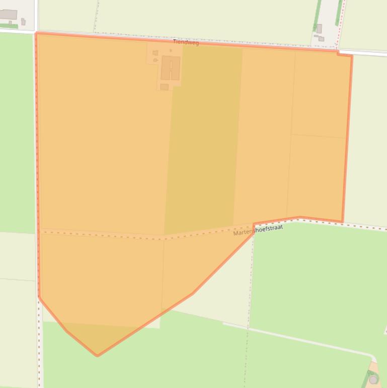 Kaart van postcodegebied 5397LH.