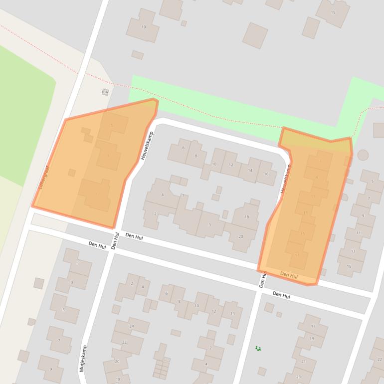Kaart van postcodegebied 5397LV.