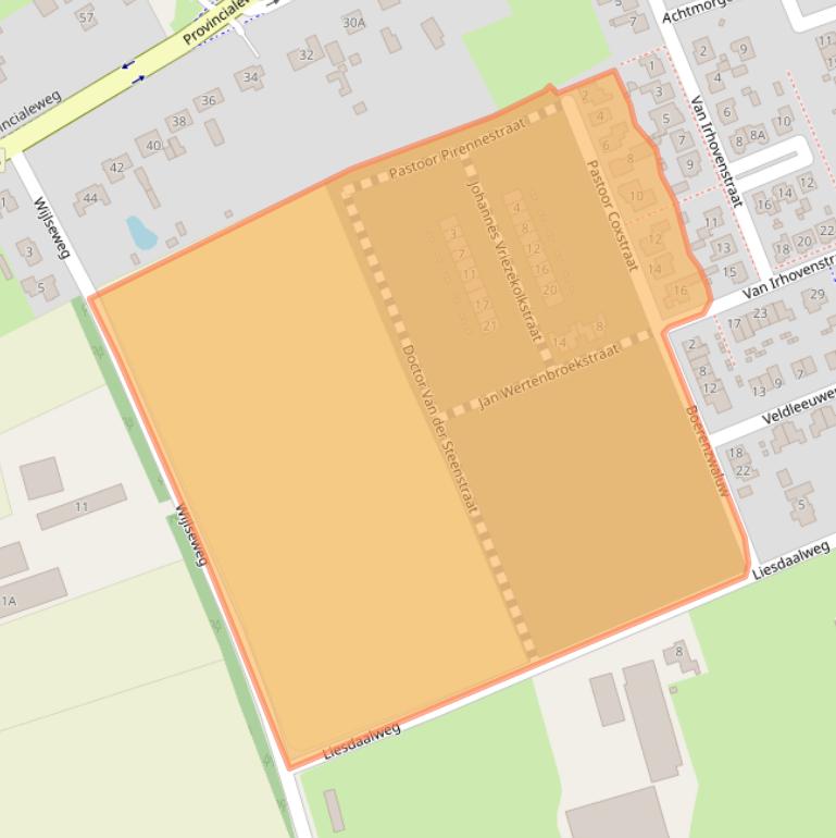 Kaart van postcodegebied 5398GA.