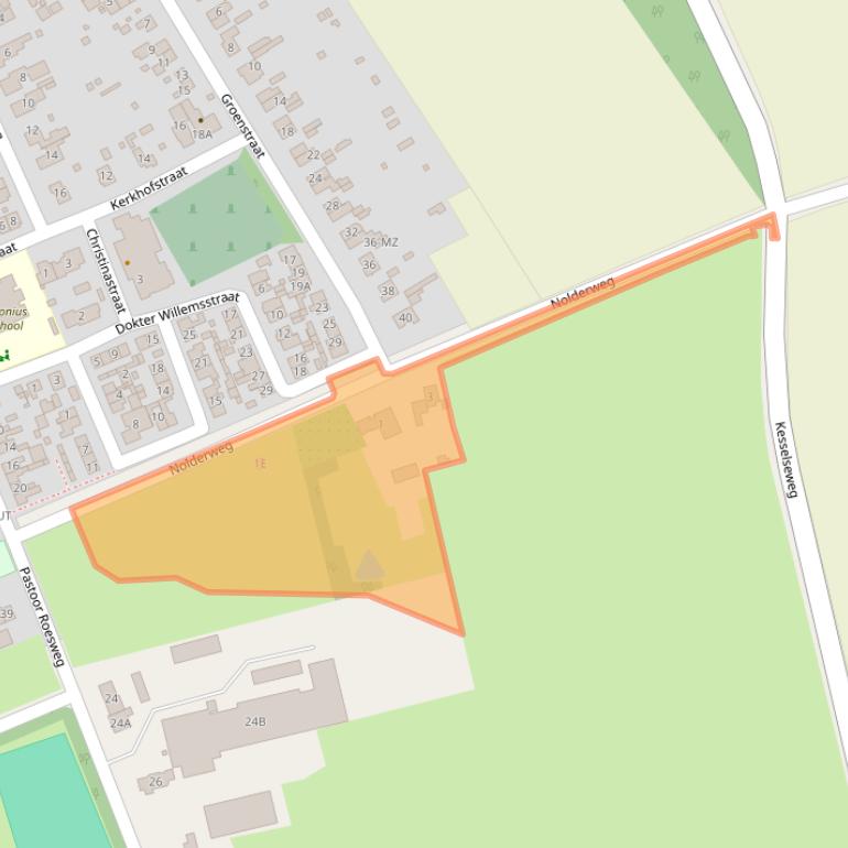 Kaart van postcodegebied 5398HD.