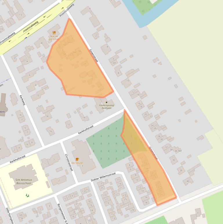 Kaart van postcodegebied 5398HE.