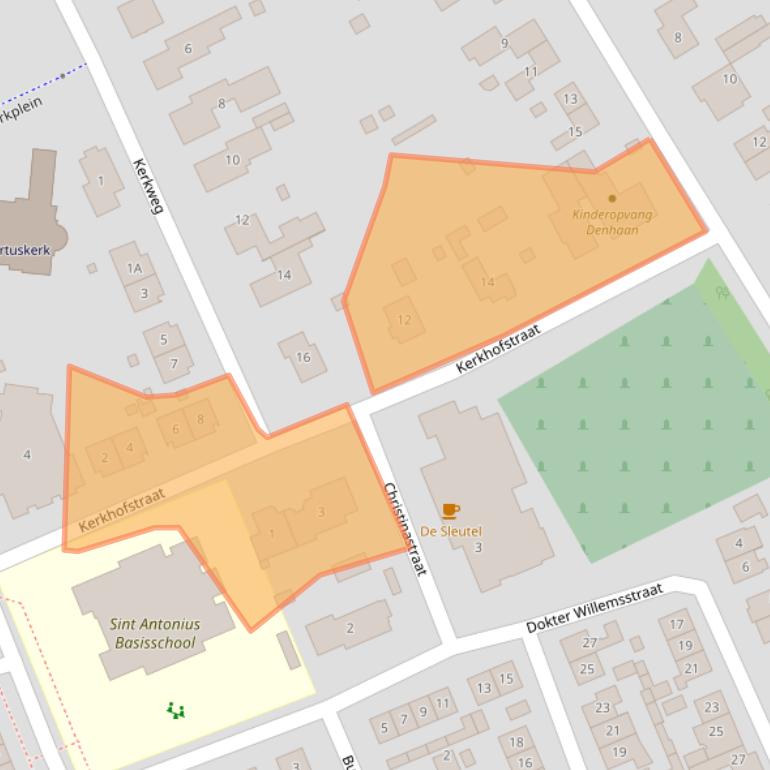 Kaart van postcodegebied 5398HH.