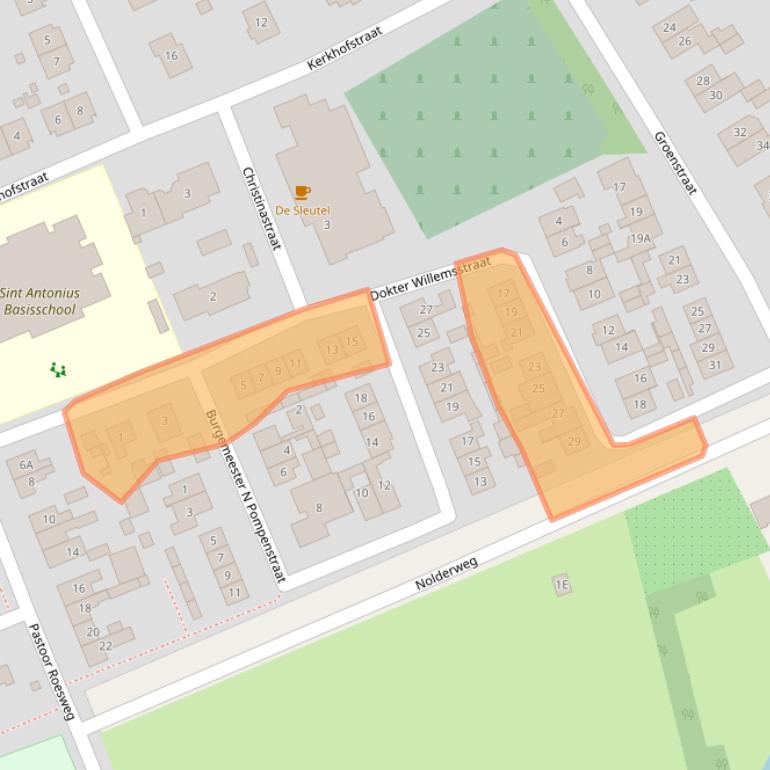 Kaart van postcodegebied 5398HL.