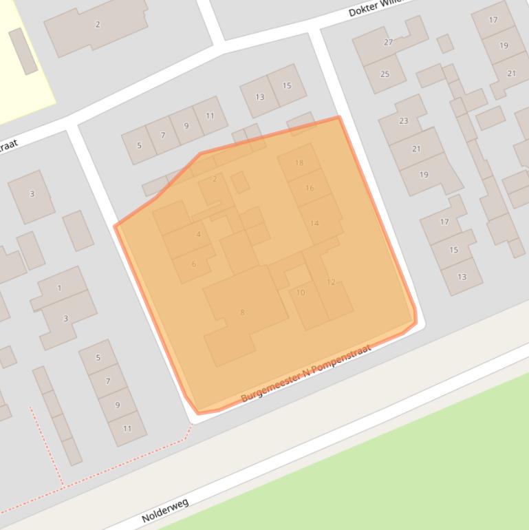 Kaart van postcodegebied 5398HP.