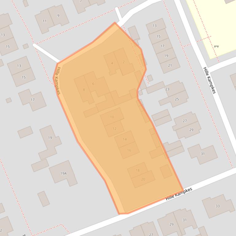 Kaart van postcodegebied 5398HW.