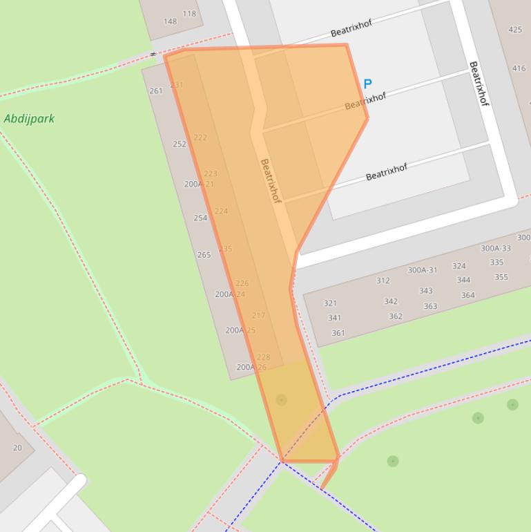 Kaart van postcodegebied 5401CM.