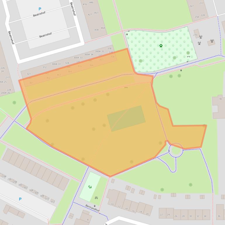 Kaart van postcodegebied 5401CR.