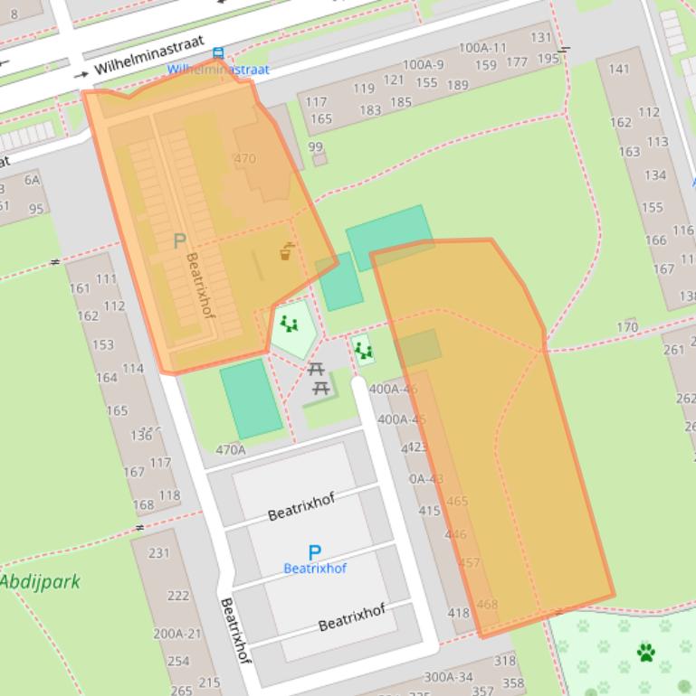 Kaart van postcodegebied 5401CT.