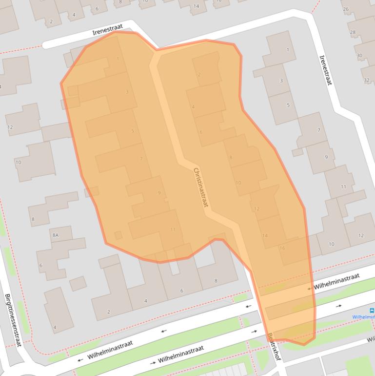 Kaart van postcodegebied 5401CZ.