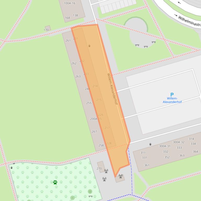 Kaart van postcodegebied 5401DC.